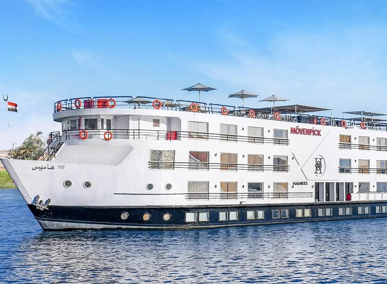 Cruzeiro pelo Nilo Movenpick Hamees 4 dias de Aswan a Luxor, viagem de luxo 5 estrelas